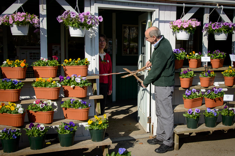Ribbon cutting by Carl Valente